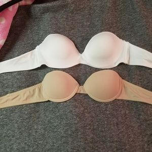 Bundle of 2 strapless bras💖